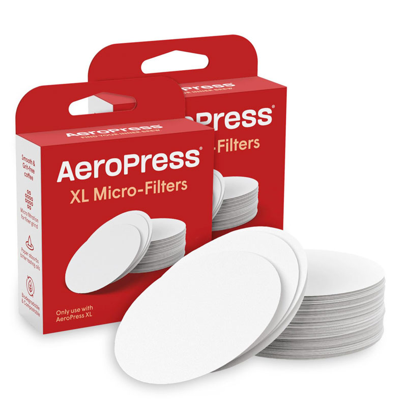 Filtres XL AeroPress pour café.