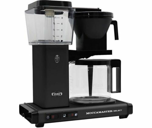 Machine à café filtre électrique noire moderne