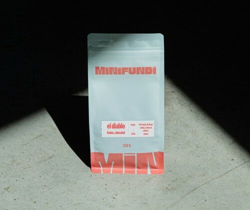Paquet de café Minifundi El Diablo.